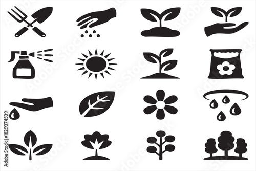 Stroller, Bottle, and Diaper Vector Line Elements