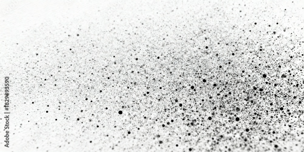 Obraz premium abstract black particle dust texture on white background