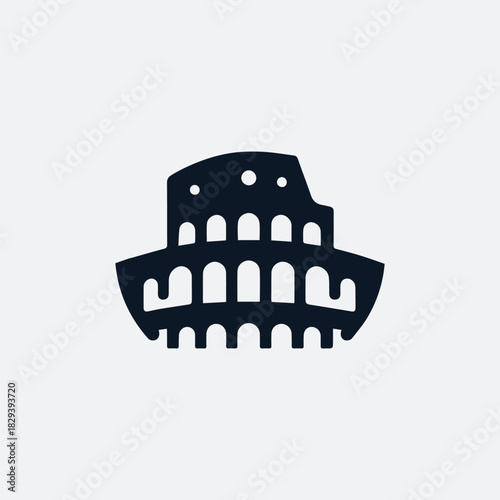 Colosseum Rome Logo