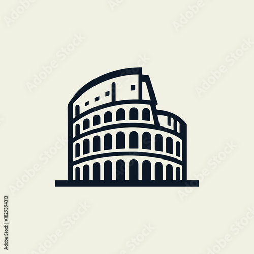 Colosseum Rome Logo