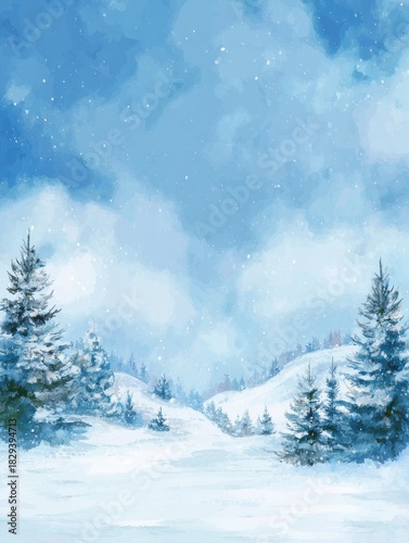 winter background vector hand painted watercolor and gold brush texture flower and botanical leaves hand drawing abstract art design for wallpaper wall arts cover wedding and  invite card    no logos