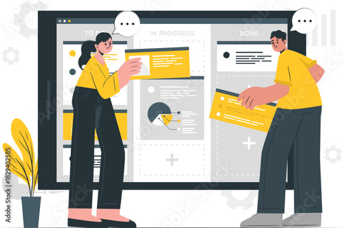 Teamwork and Project Management Collaboration and Workflow Process