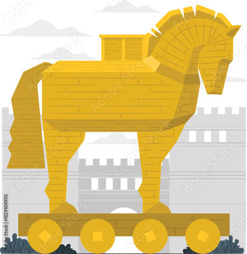 The Trojan Horse A Legendary Symbol of Deception and Victory in Ancient Warfare and Mythology