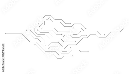 Circuit board texture with communication technology concept.