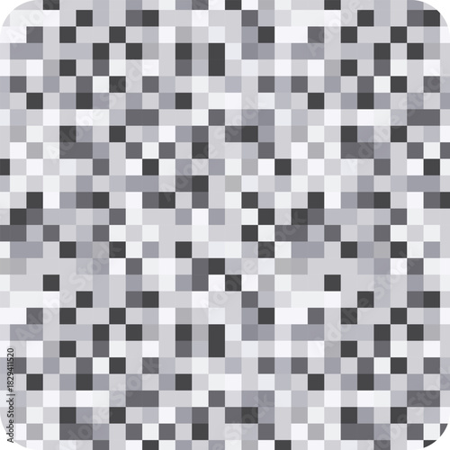 Pixel censored. Censorship rectangle. Censor bar. Abstract black and white pixels geometric background. 18 sign warning. Censored, eighteen age older adult content.