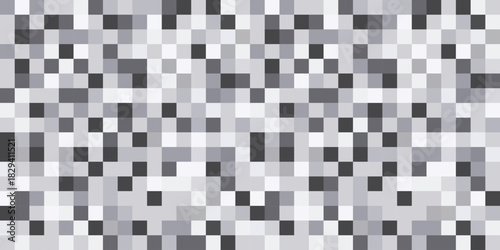 Pixel censored. Censorship rectangle. Censor bar. Abstract black and white pixels geometric background. 18 sign warning. Censored, eighteen age older adult content.