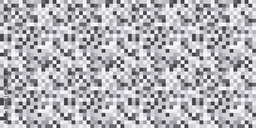 Pixel censored. Censorship rectangle. Censor bar. Abstract black and white pixels geometric background. 18 sign warning. Censored, eighteen age older adult content.