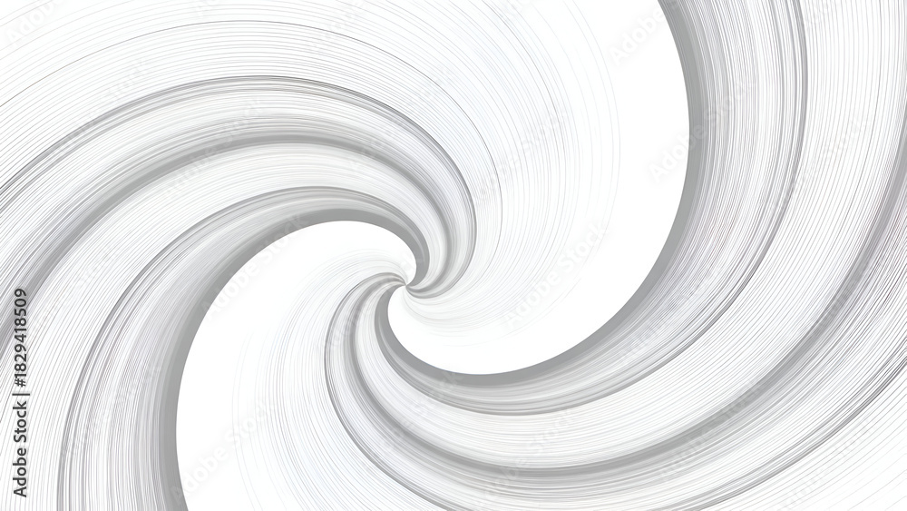 Fototapeta premium Elegant swirling vortex with delicate lines, perfect for modern design projects and backgrounds, creating a sense of depth and movement, subtle and captivating