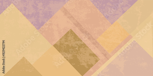 Grunge background with stripes. Grungy damaged wallpaper with geometrical shapes.