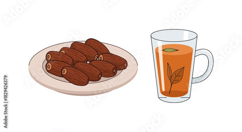 Dates and Tea A Delightful Combination for Enjoyment, a Healthy Lifestyle