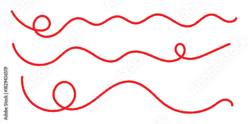 Red thread icon. Vector illustration. EPS 10