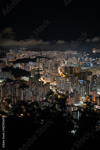 Wallpaper Mural Hong Kong - Victoria Peak Night View. Torontodigital.ca