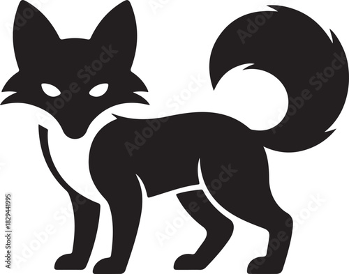 Stylized Fox Silhouette
