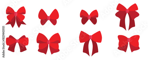 Set of Flat Hair Ribbons