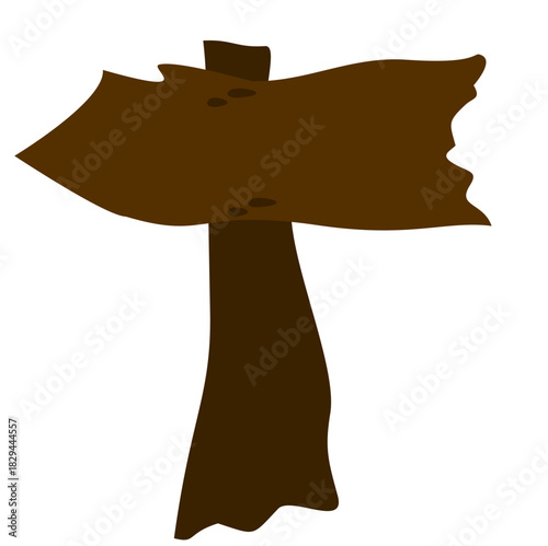 wooden signpost directions