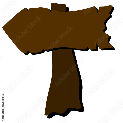 wooden signpost directions