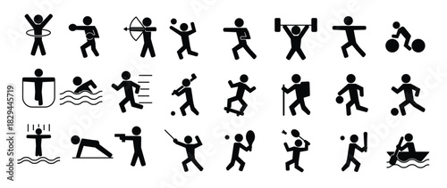 set of icons about sports