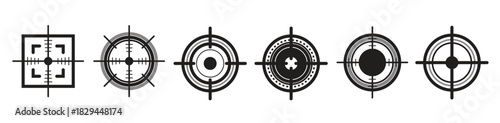shooting target vector illustration creative design