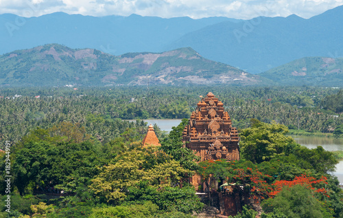 Champa temples in Nha Trang city, Viet Nam