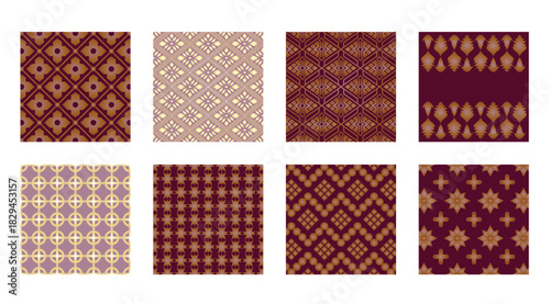 songket pattern vector