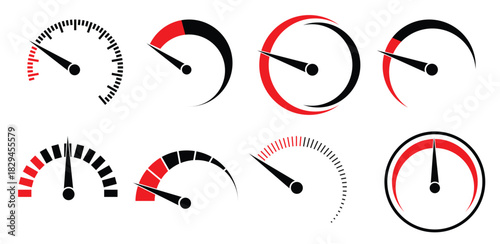tachometer logo vector