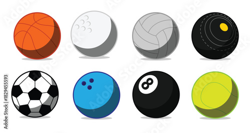 sports ball icon vector 