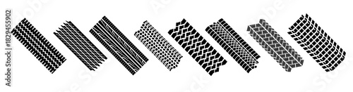 tire marks vector