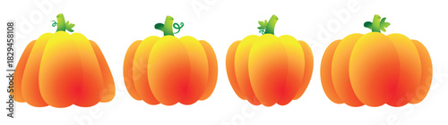 The pumpkin for Thanksgiving day concept
