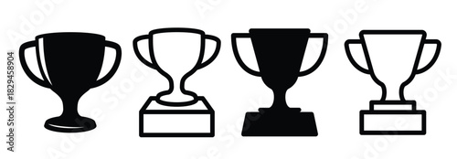 trophy icon design element suitable for websites print 