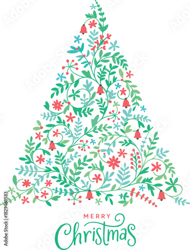 Holidays cards with Christmas Tree, birds, Christmas ornament, backgrounds, ornate floral frames and copy space. Universal modern artistic templates.