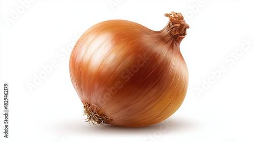 Wallpaper Mural Fresh Yellow Onion with Roots and Top Intact Torontodigital.ca