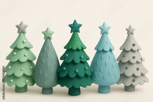 Christmas decorations collection. Set of realistic 3d  trendy decorations for christmas design isolated on white background. Vector illustration