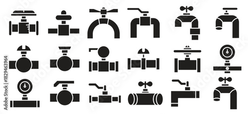 valve and faucet icons