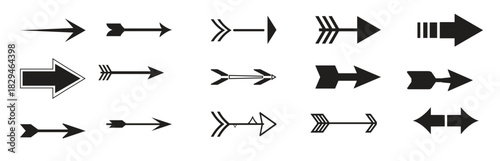 Set of arrows vector illustration