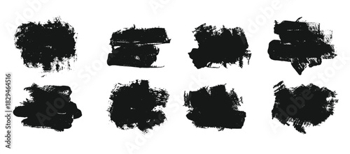 vector black paint ink brush stroke brush line
