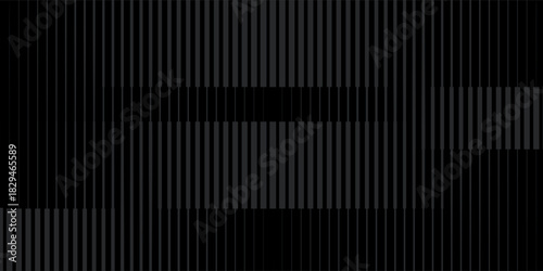 Sleek black background with vertical stripes. The black background has a subtle textured pattern, enhancing its modern, elegant black style. Digital background vector. Black background.