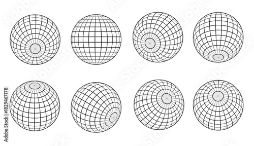 wireframe globe vector d spheres globe earth 