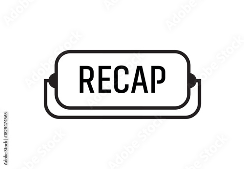 RECAP sign
