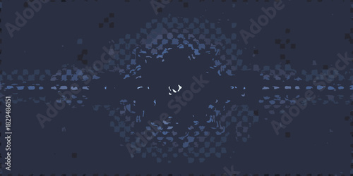Abstract dark blue graphic background with checkerboard and splatter elements