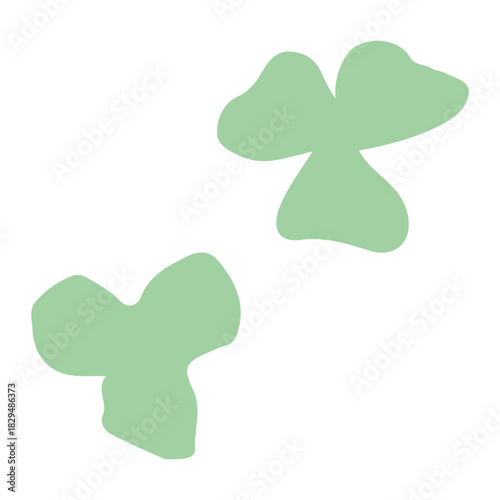 やさしい園じかんイラスト（主線なし・ゆるかわ）｜クローバーのイラスト