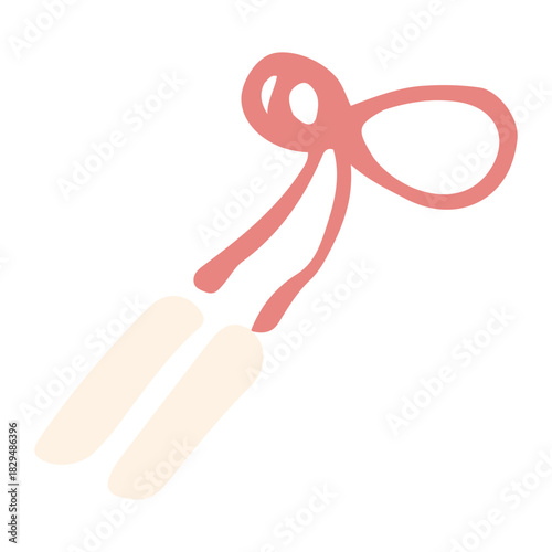 やさしい園じかんイラスト（主線なし・ゆるかわ）｜なわとびのイラスト