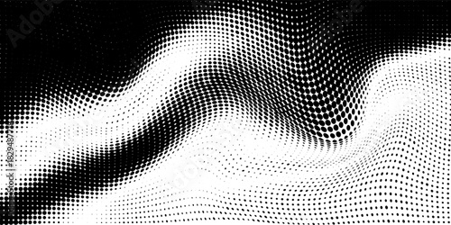 Background with monochrome dot texture. Polka dot pattern template. Background with black dots - stock vector dots basic background dots