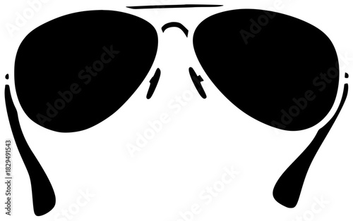 sun illustration sunglasses silhouette glasses logo fashion icon summer outline eyeglasses style eye eyesight black accessory eyewear modern optical shape for vector graphic background