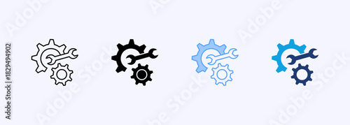 Setting Icon Set Multiple Style Collection Element For Design