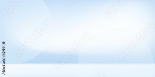 Blue studio room. Limbo light background. Abstract 3d backdrop for product presentation. Minimal wall scene. Showcase, promotion display modern