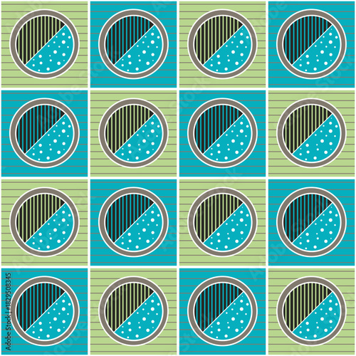 Geometric pattern in ethnic style. Vector seamless print. 