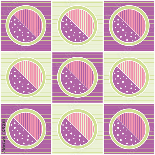Geometric pattern in ethnic style. Vector seamless print. 