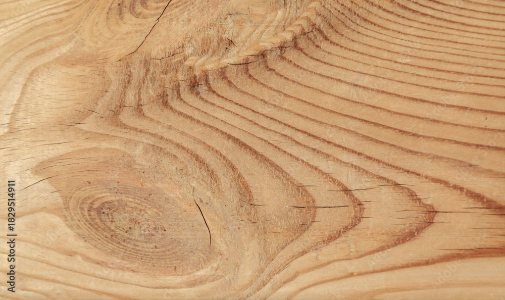 Naklejka premium The wood grain is very visible and the texture is rough