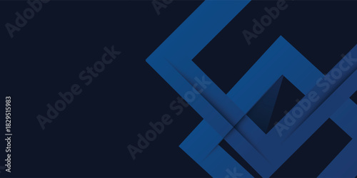 Blue black abstract background geometry shine and layer element vector for presentation elegant design. Suit for business, corporate, institution, party, festive, seminar, and talks