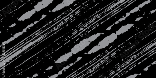 black grey brush wrap car sticker pattern abstract banner sporty lines black grey color combination grunge brush modern pattern racing motorsport vector design.